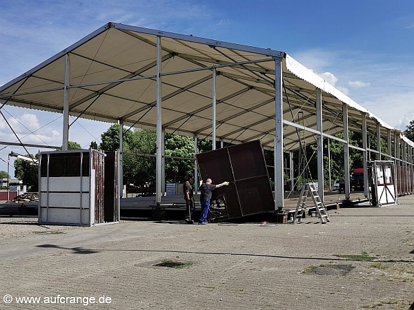 bilder aufbau.cranger kirmes 27juni23