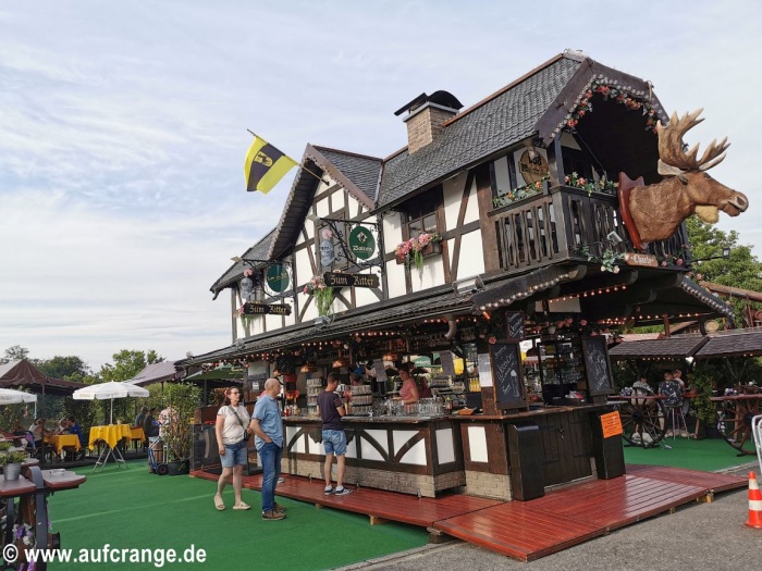 bilder aufbau cranger kirmes 04juli 2025