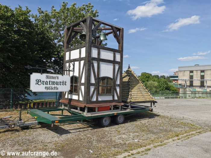 bilder aufbau cranger kirmes 25juni 2025