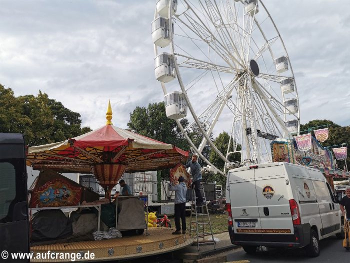white wheel aufbaubilder cranger kirmes 29juli2025
