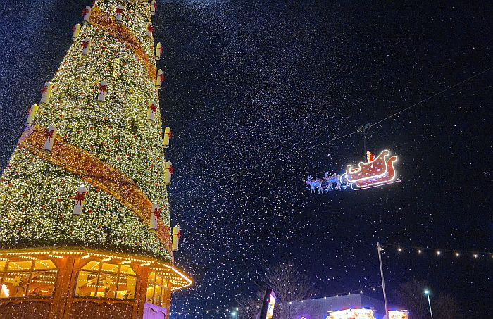 fliegender weihnachtsmann